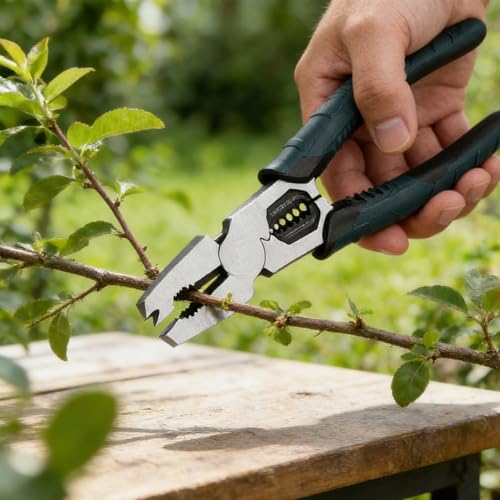 Industrial Wire Cutting Pliers,V-Shaped Head