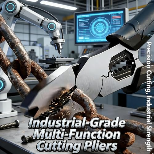 Industrial Wire Cutting Pliers,V-Shaped Head