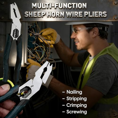 Industrial Wire Cutting Pliers,V-Shaped Head