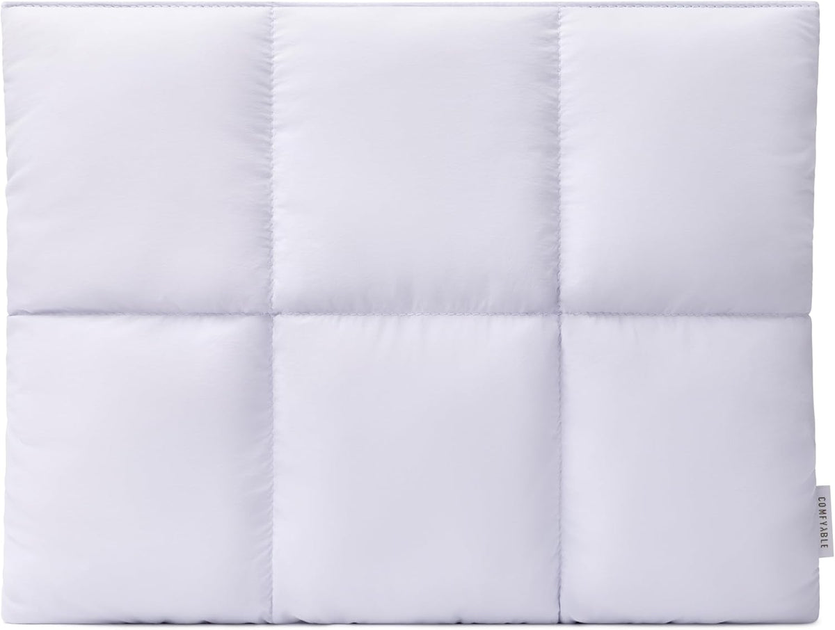 Lightweight Puffy Quilted Magnetic Laptop Sleeve