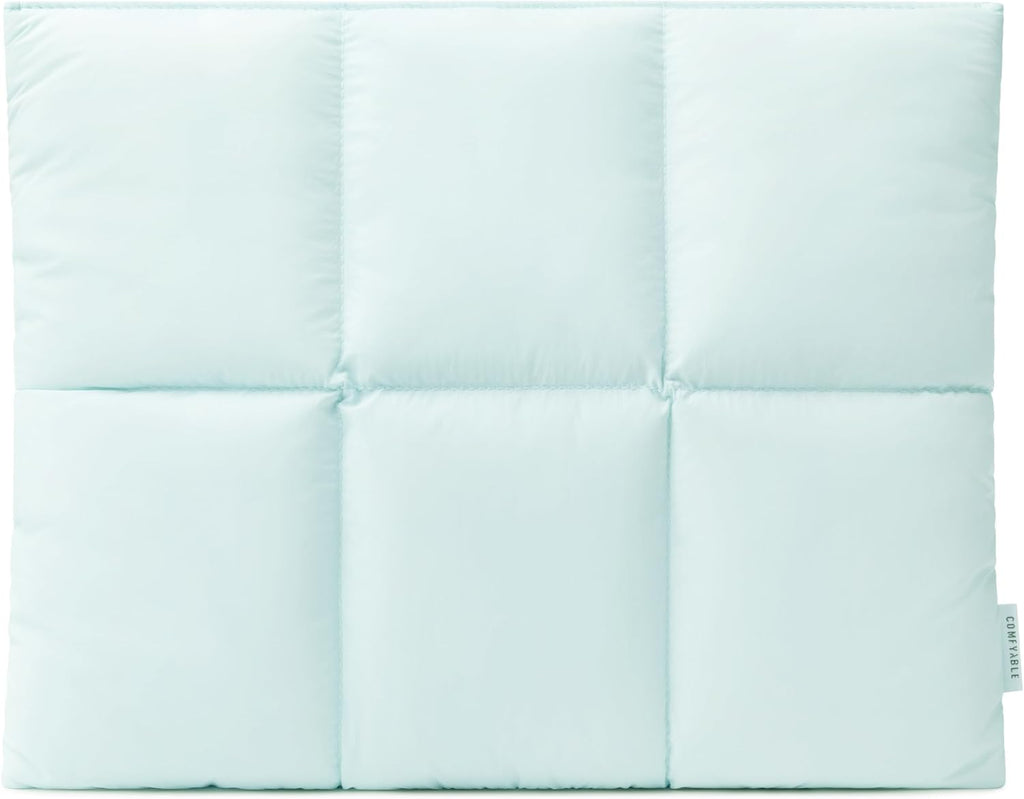 Lightweight Puffy Quilted Magnetic Laptop Sleeve