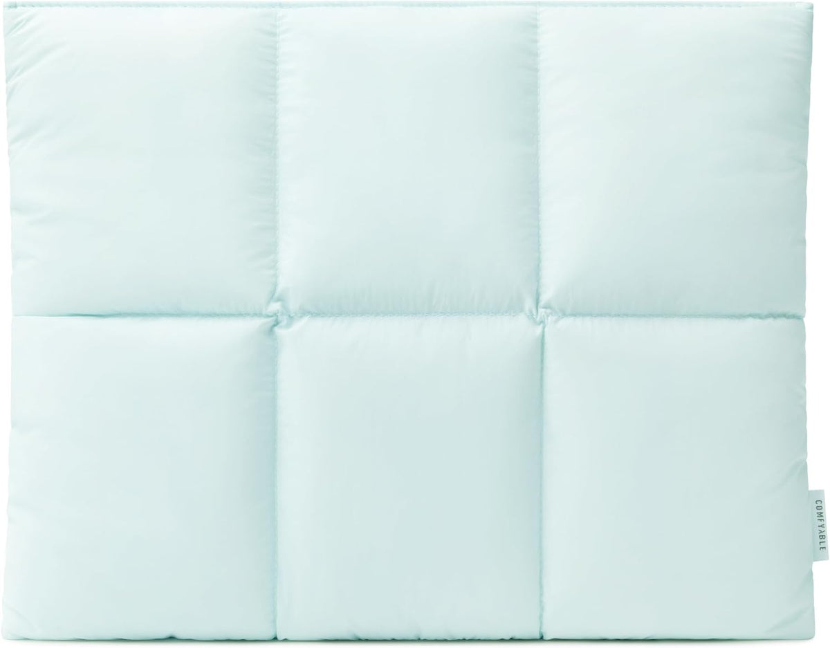 Lightweight Puffy Quilted Magnetic Laptop Sleeve