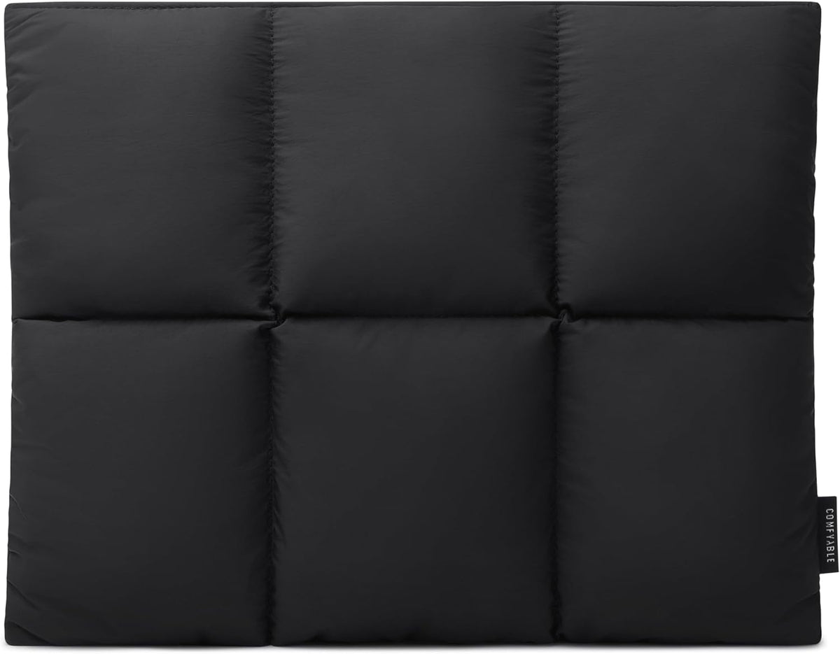 Lightweight Puffy Quilted Magnetic Laptop Sleeve