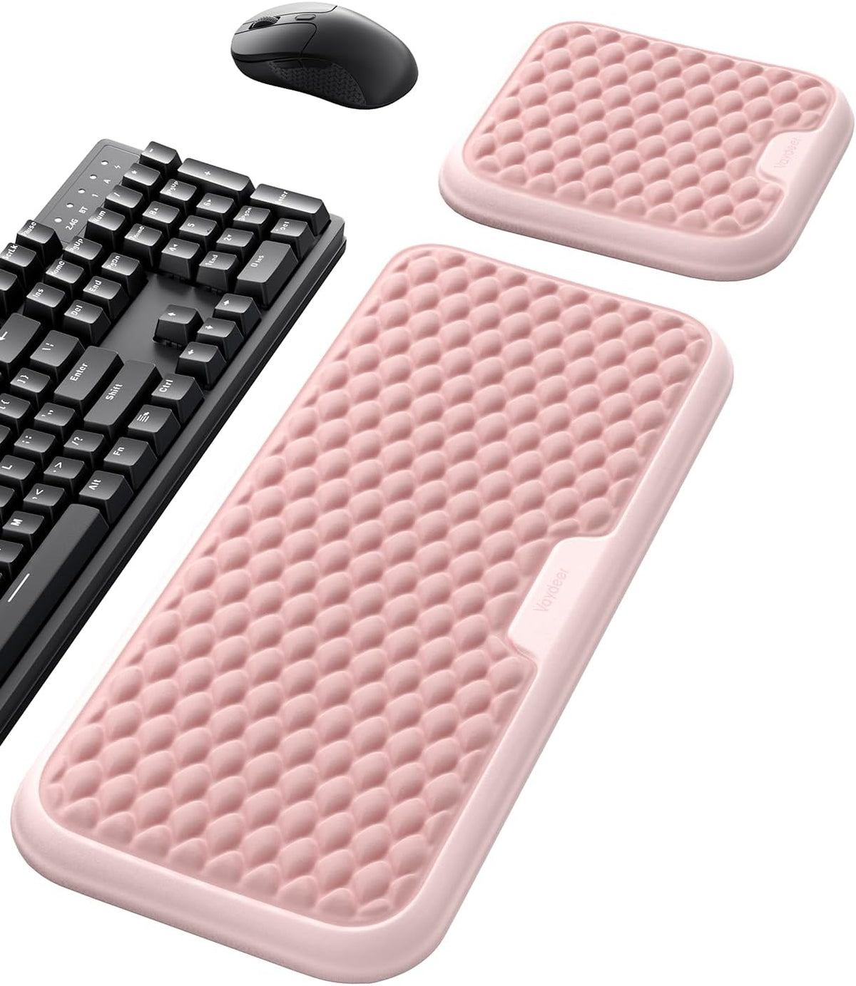 Ergonomic Memory Foam Keyboard & Mouse Wrist Rest Pad