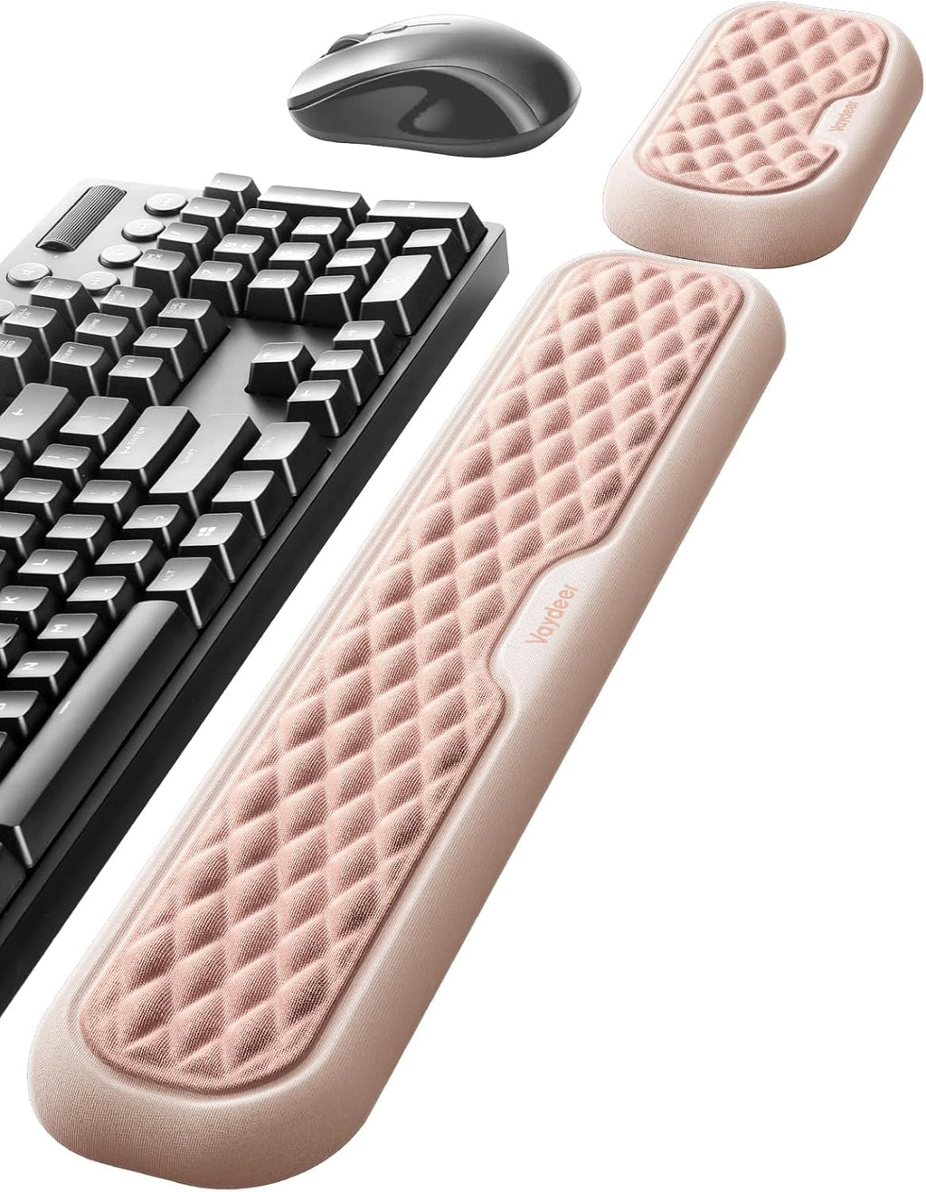 Ergonomic Memory Foam Keyboard & Mouse Wrist Rest Pad