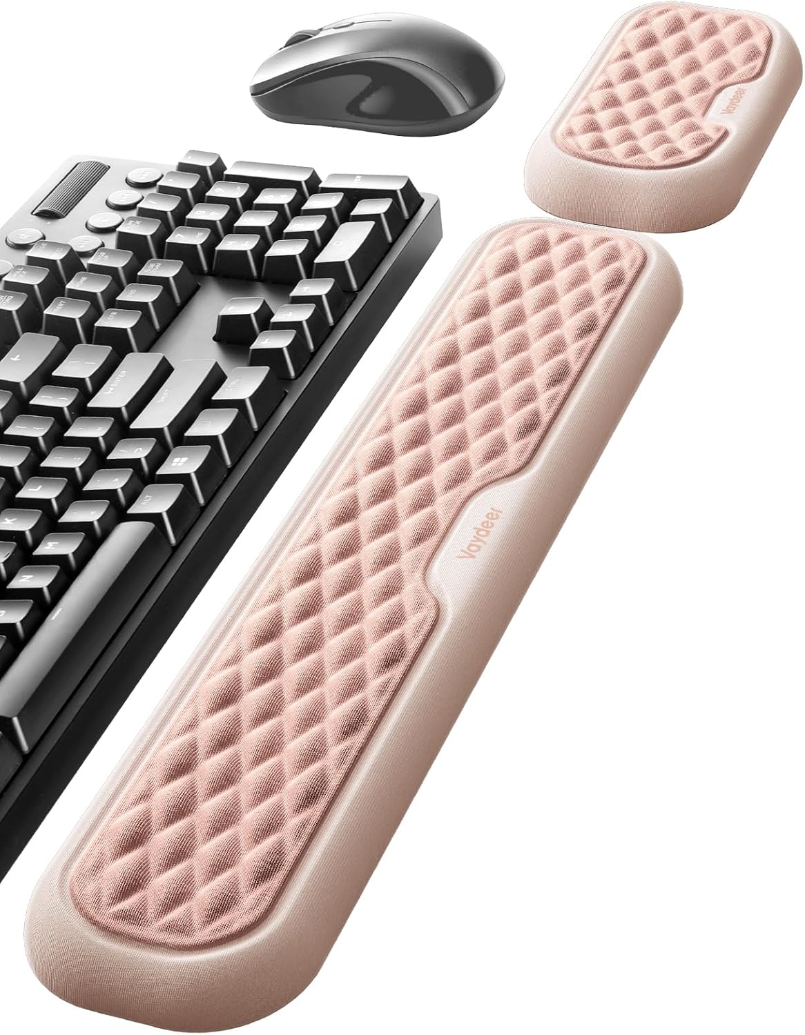 Ergonomic Memory Foam Keyboard & Mouse Wrist Rest Pad