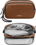 Electronic Organizer Travel Case, Dual Compartment Tech Organization