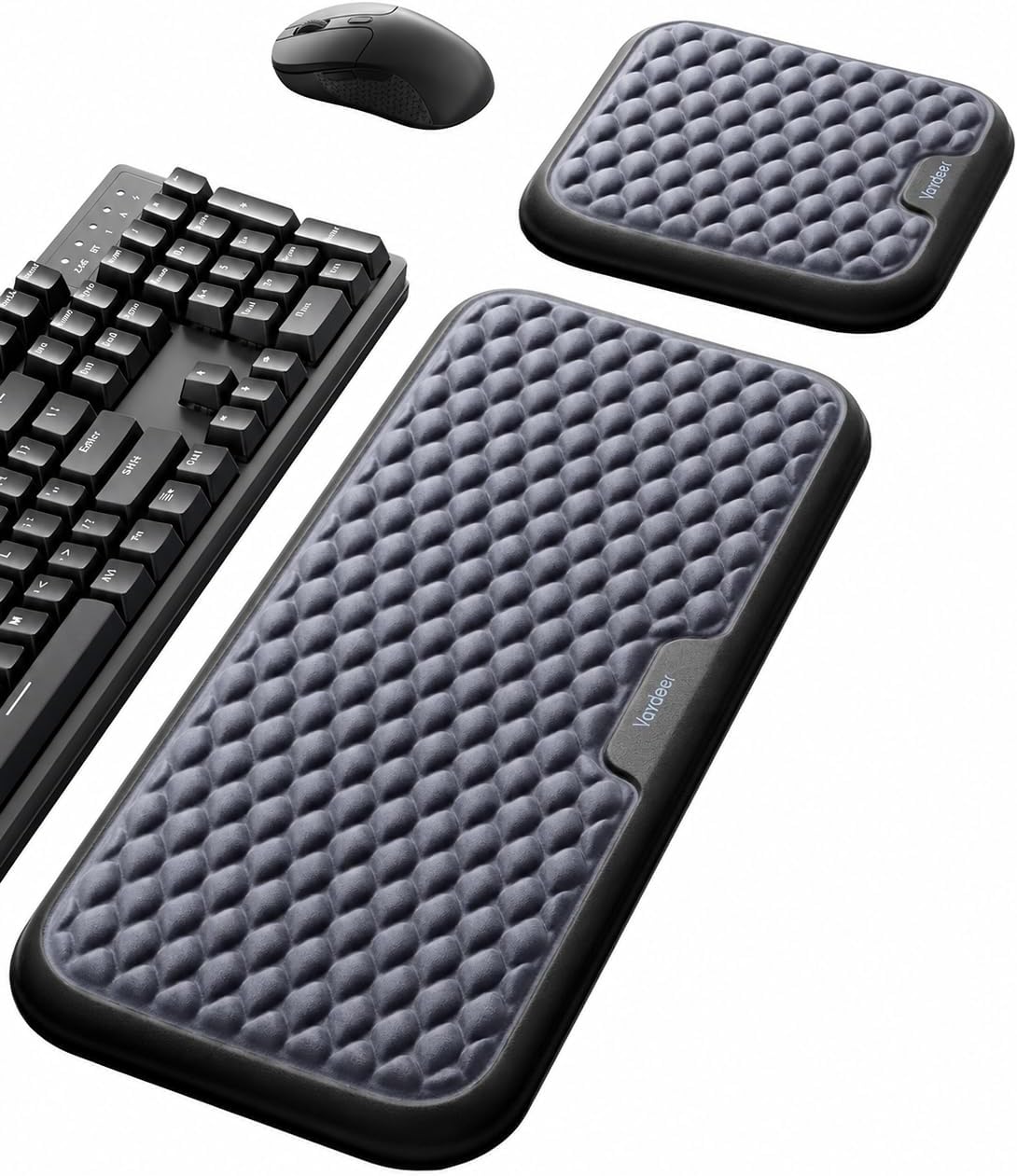 Ergonomic Memory Foam Keyboard & Mouse Wrist Rest Pad