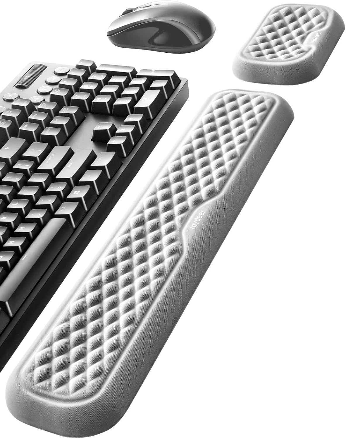 Ergonomic Memory Foam Keyboard & Mouse Wrist Rest Pad