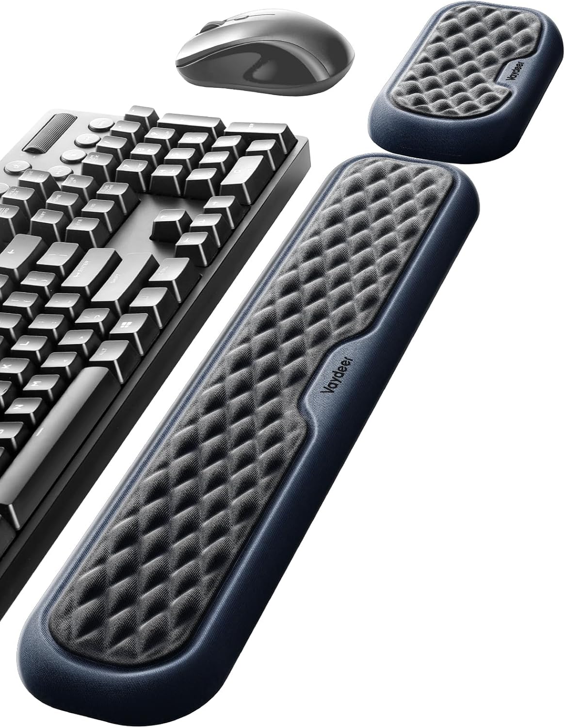 Ergonomic Memory Foam Keyboard & Mouse Wrist Rest Pad