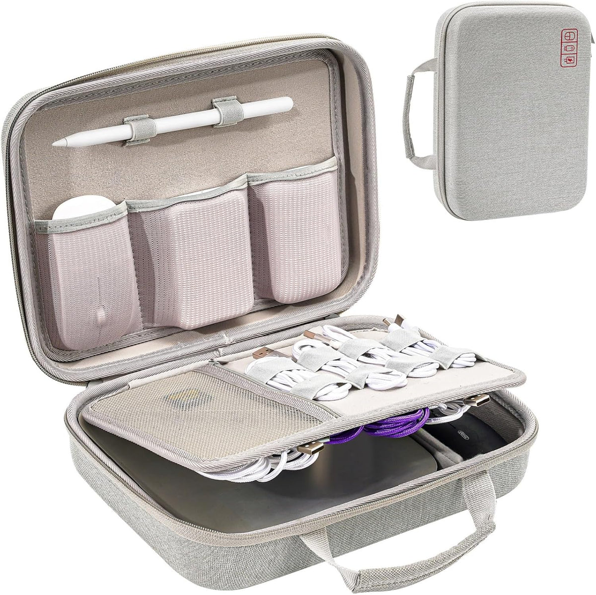 Hard Travel Electronic Organizer Case
