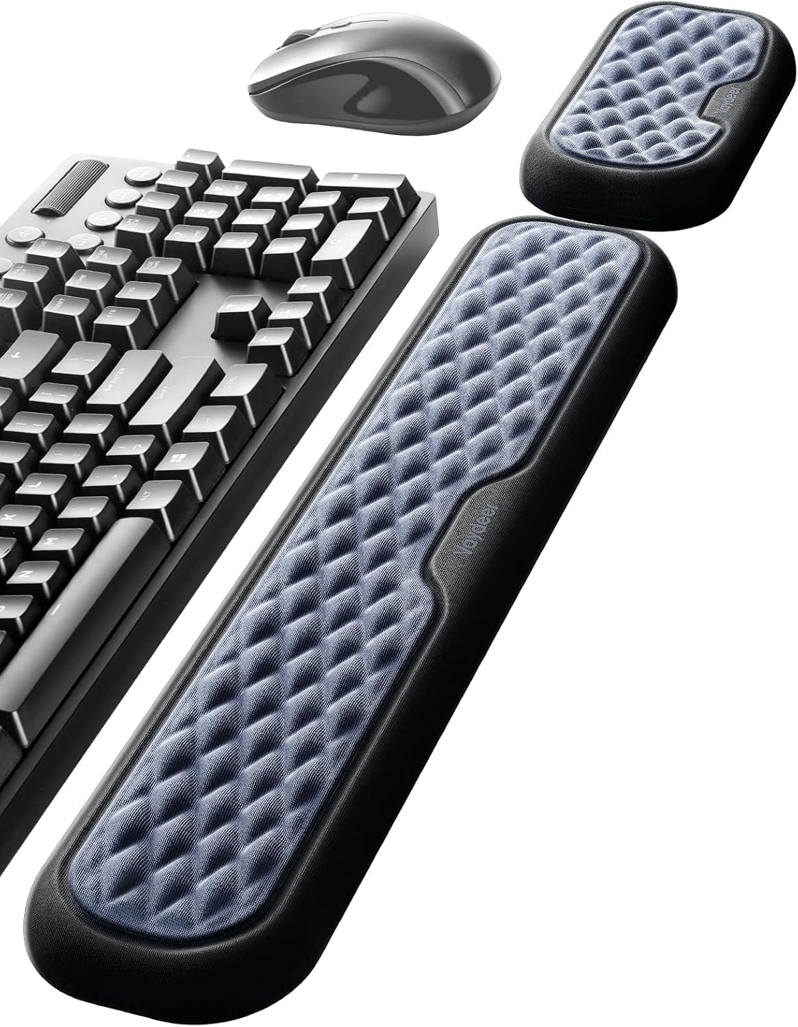 Ergonomic Memory Foam Keyboard & Mouse Wrist Rest Pad